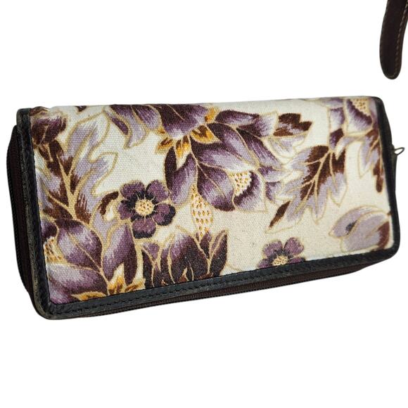 Myra Nirvana Cantina Bag + Matching Wallet – Floral Tapestry Calf‑Hair Leather - Picture 13 of 15